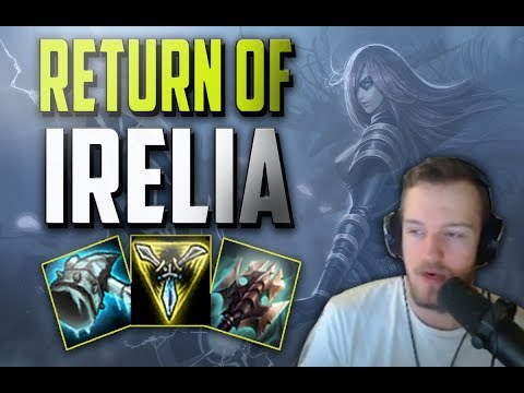 Wickd Irelia grinding main account towards top 10   - minimap hidden for tryhard - league of legends