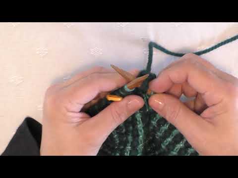 Binding off at the armholes