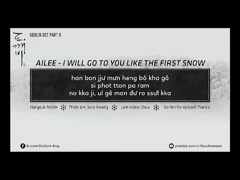 [Karaoke Phiên Âm Tiếng Việt] I Will Go to You Like the First Snow | ALIEE | [Goblin OST]