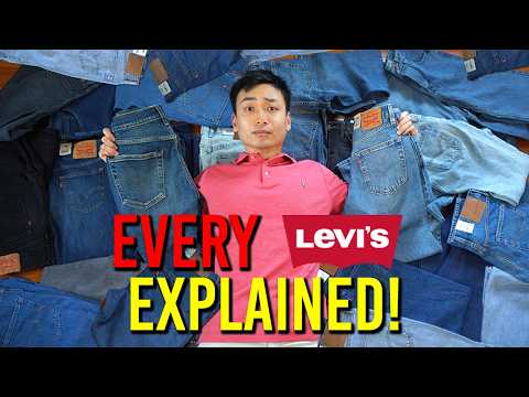 COMPLETE Guide To Levi's Jean (30 Fits Explained!)