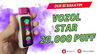 VOZOL STAR 20000 PUFF İNCELEME!