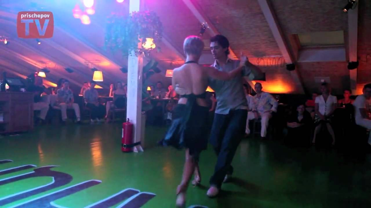 Luis Squicciarini & Anna Zyuzina, Russia, Moscow, Milonga "Na Cherdake", 09.08.2010(2)