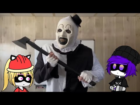Murder Drones react to you're in a slasher movie || Gacha md reaction series || #4