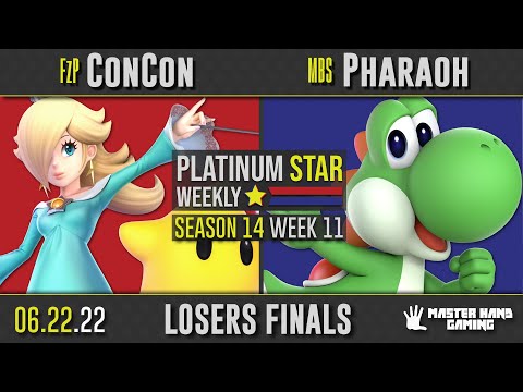 PSW S14:W11 - FzP | ConCon (Rosalina) vs MBS | Pharaoh (Yoshi) - Losers Finals