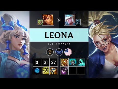 Leona Support vs Janna - NA Diamond Patch 25.12