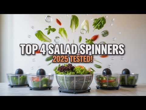 **Top 4 Best Salad Spinners of 2025 | Ultimate Buying Guide!**