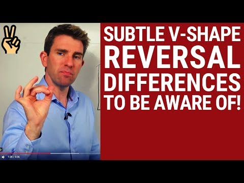 Subtle V-Shape Reversal Differences to Be Aware of! ☝️