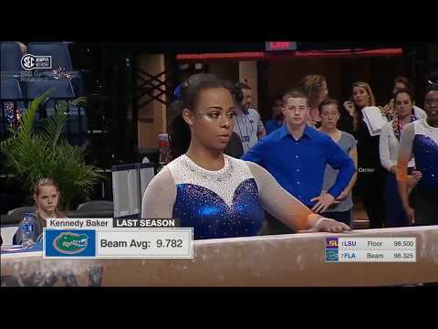 Kennedy Baker (Florida) - Balance Beam (9.800) - LSU at Florida 2018