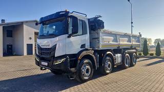 شاحنة قلابة IVECO X-WAY 480 / 8X4 / WYWROTKA / HYDROBURTA / &nbsp;BORDMATIC / PLANDEKA | صورة 4 - Autoline
