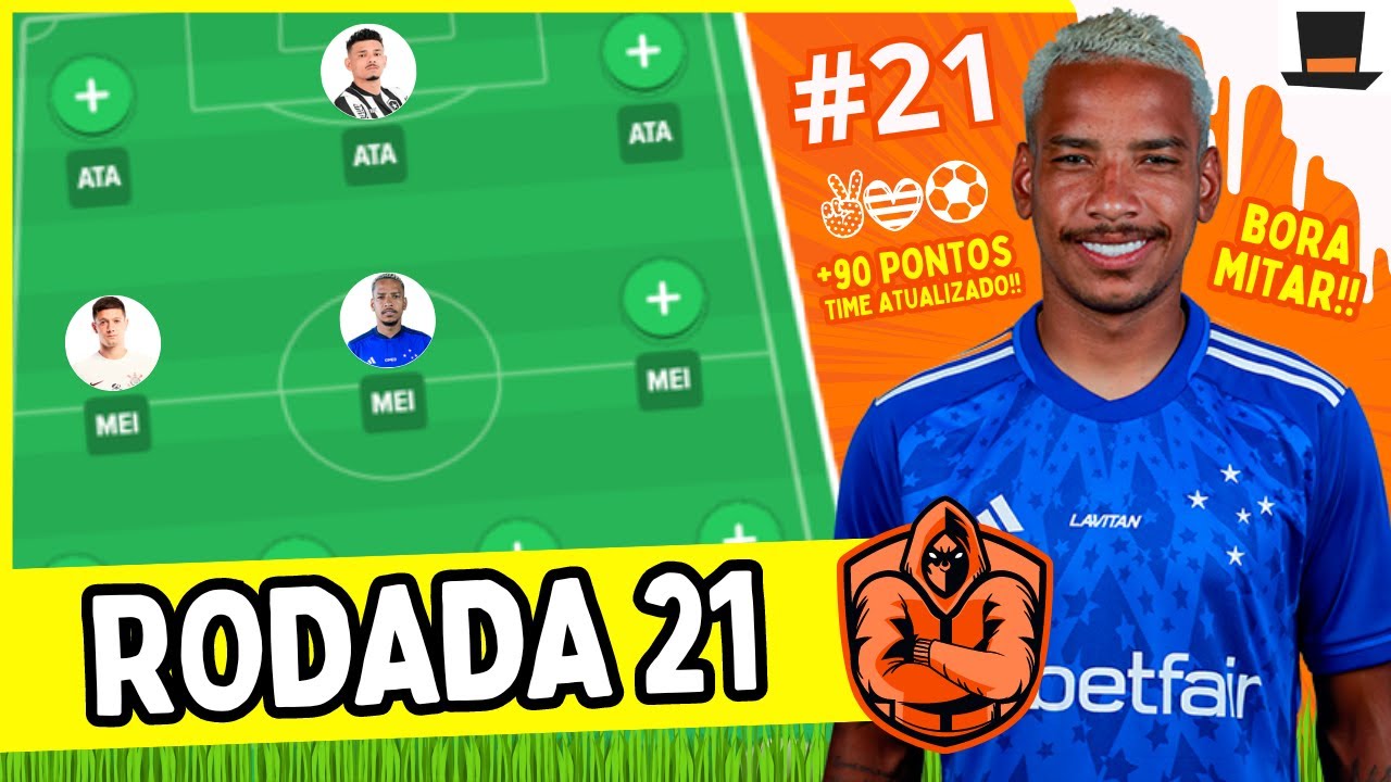 RODADA #21 - CARTOLA FC 2024 | TIME ATUALIZADO