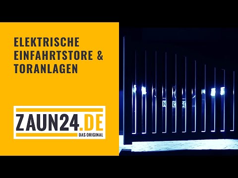 Elektrische Einfahrtstore & Toranlagen - Produktvorstellung | ZAUN24