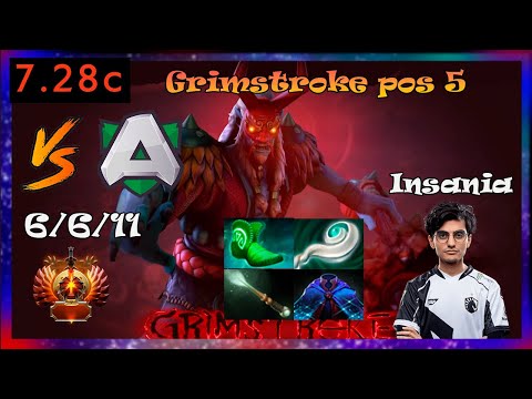 Insania grimstroke vs alliance | Liquid vs Quincy crew| Full Gameplay 7.28c | Dota 2 Pro Replays