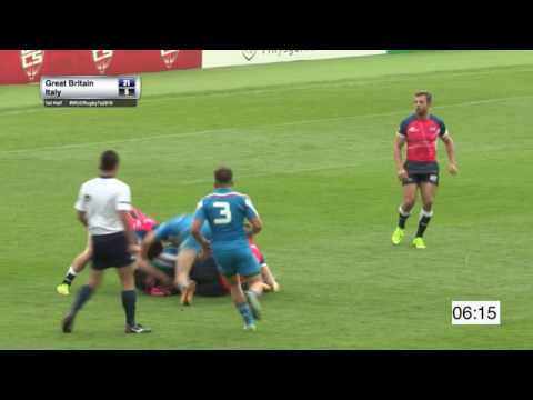 Great Britain vs Italy Men A - 7th World University Rugby 7 Championship 2016 – Swansea