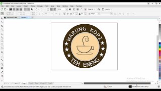 Download lagu Membuat Logo Warung Kopi Menggunakan Aplikasi CorelDraw mp3