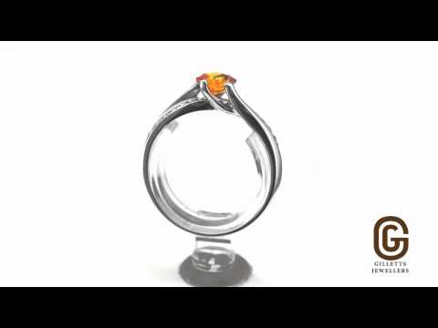 .58ct Gold Sapphire and Diamond Platinum Dress Ring