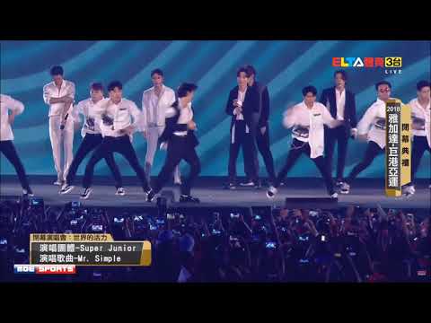 180902 2018Jakarta Asian Games Closing ceremony - Super Junior
