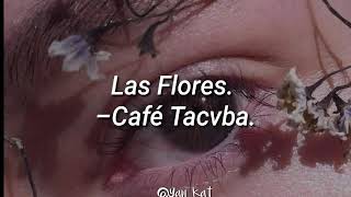 Las flores //Café Tacvba [LETRA]