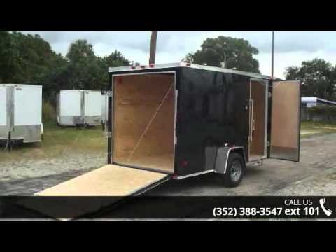 Enclosed Trailer for sale 6'x12 Black Exterior trailer N...