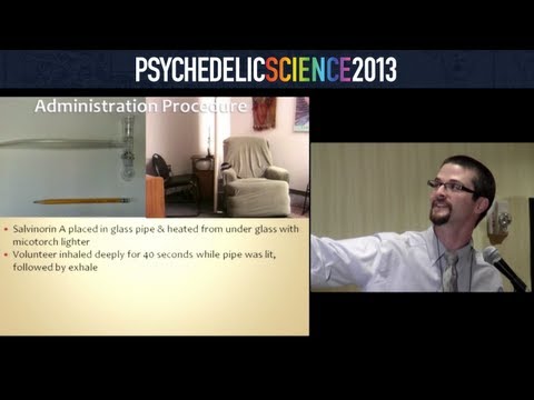 Pharmacokinetics and Phenomenology of Inhaled Salvinorin A in Humans - Matthew Johnson