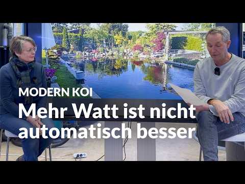 Wie viel Wasser soll wirklich über die UV laufen? | Modern Koi Blog #7938