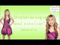 Jennette McCurdy - Break Your Heart - ( Lyrics On ...