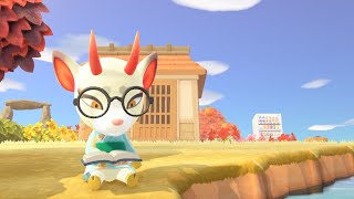 読書をするよしのちゃん【あつ森】