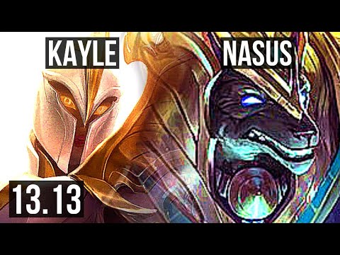 KAYLE vs NASUS (TOP) | 2/0/3, 900+ games | KR Master | 13.13