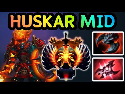 🔥 HUSKAR MID ALL IN DAMAGE FIRE | DOTA 2 GAMEPLAY 🔥
