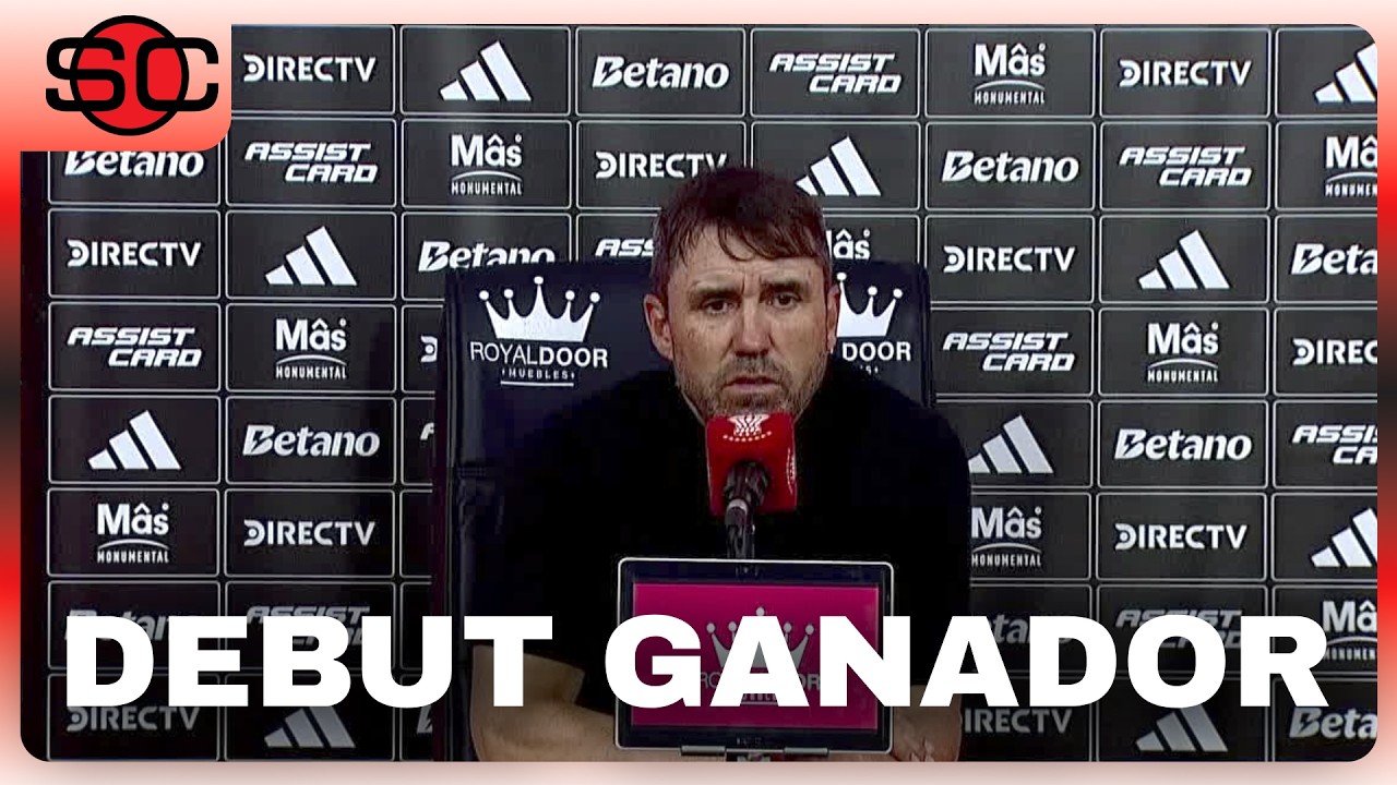 "ME GUSTÓ LA INTENCIÓN DE RIVER, FUIMOS JUSTOS GANADORES": Eduardo Coudet en conferencia de prensa