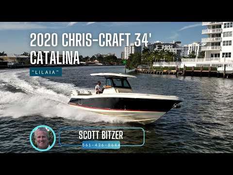 2020 Chris-craft Catalina 34 Lilaia Video
