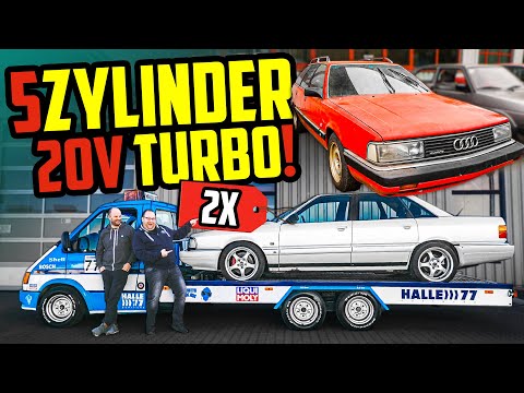 Marcos NEUE 5Zylinder PROJEKTE! - 2x Audi 200 20V Turbo - Abholung & ERSTE Startversuche!