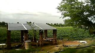 preview picture of video 'Rawala Sriganganagar solar water pump 2.5kw'