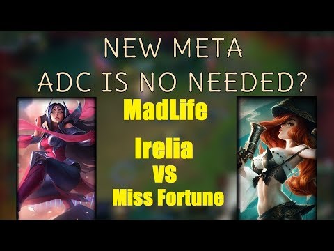Madlife | IRELIA vs MISS FORTUNE | IRELIA Adc | Challenger Gameplay | Patch 8.11