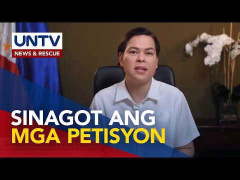 VP Duterte, ipinadi-dismiss sa SC ang mga petisyon vs confidential funds