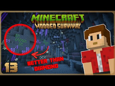 These CRAZY Modded Ores Are Better Than Diamond ⛏️ | Minecraft Modded Survival
