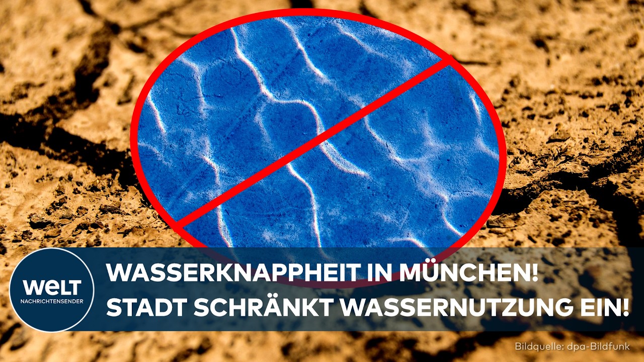 DEUTSCHLAND: Wegen der Trockenheit gelten in München neue Wasserregeln für Anwohner