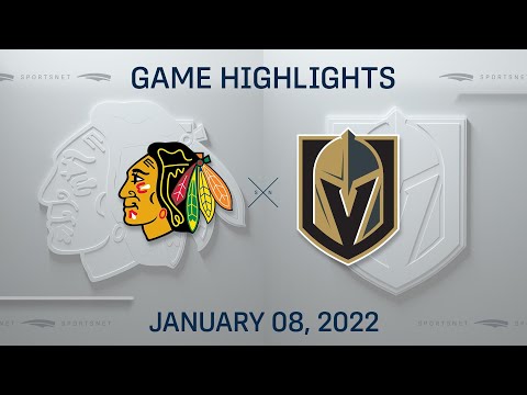 NHL Highlights | Blackhawks vs. Golden Knights- Jan 8, 2022