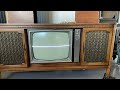 1966 RCA CTC21 Color Combo TV Chassis Vertical Repair on Jig One
