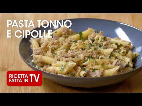 TUNA AND ONION PASTA Easy Recipe - Homemade by Benedetta Rossi