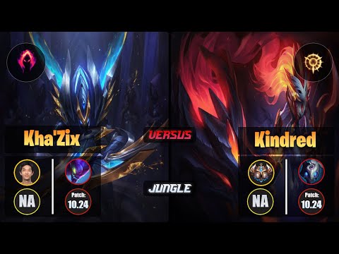Blaber KHA'ZIX (Jungle) [Dark Harvest] VS KINDRED - Challenger NA Patch 10.24