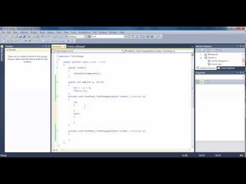 Textchange Event In C Net Tamil