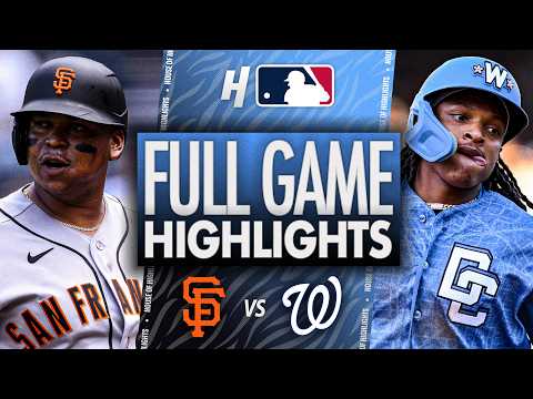 워싱턴 VS 샌프란시스코 MLB 하이라이트