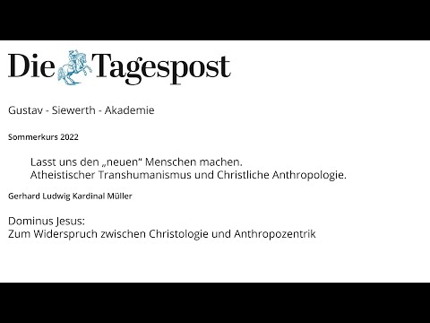 Kardinal Müller - Dominus Jesus: Zum Widerspruch zwischen Christologie und Anthropozentrik