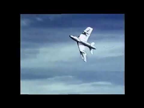 Swiss Hawker Hunter F-58s live fire exercise in the Alps