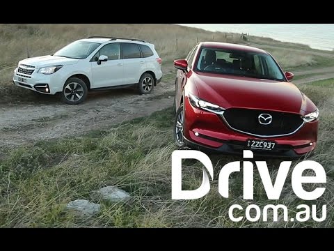 Mazda CX-5 diesel v Subaru Forester Off Road Comparison | Drive.com.au