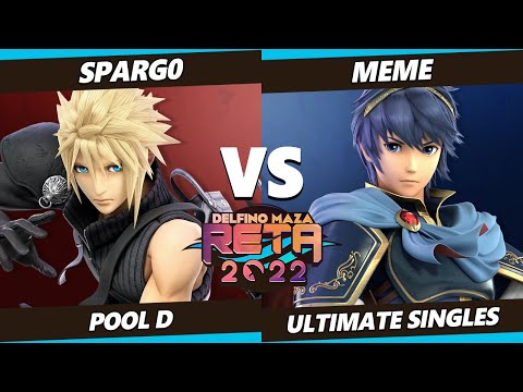 RETA 2022 - Spargo (Cloud) Vs. Meme (Lucina, Marth, Yoshi) SSBU Ultimate Tournament