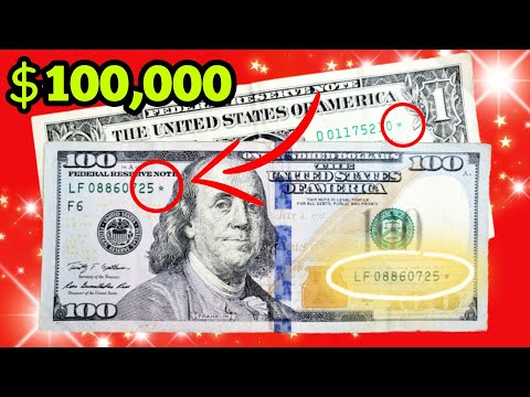 $100,000 SEARCHING FOR STAR NOTES ! Check If You Have One NOW! Rare Dollar Bills Worth Money!