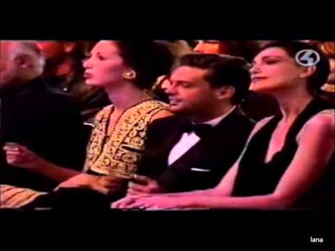 Luis Miguel at Stevie Wonder's performance