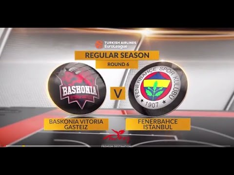 EuroLeague Highlights RS Round 6: Baskonia Vitoria Gasteiz 86-52 Fenerbahce Istanbul