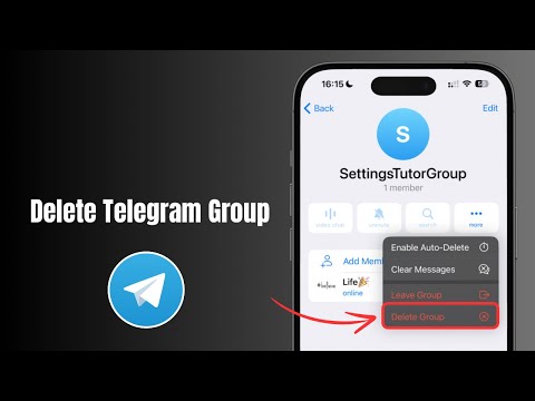 How To Delete Telegram Group Permanently